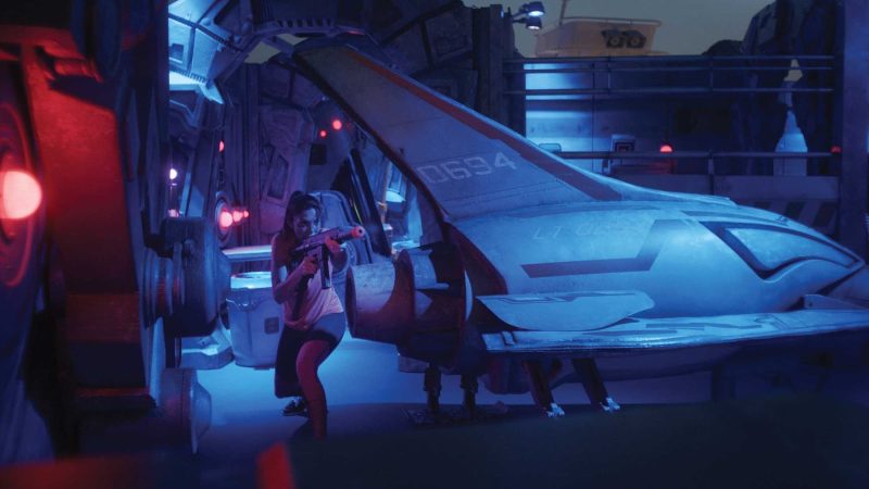 Pick up a laser guy and play tag with friends or family on Norwegian Bliss.