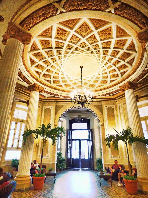 Hotel Plaza in Old Havana, Cuba.