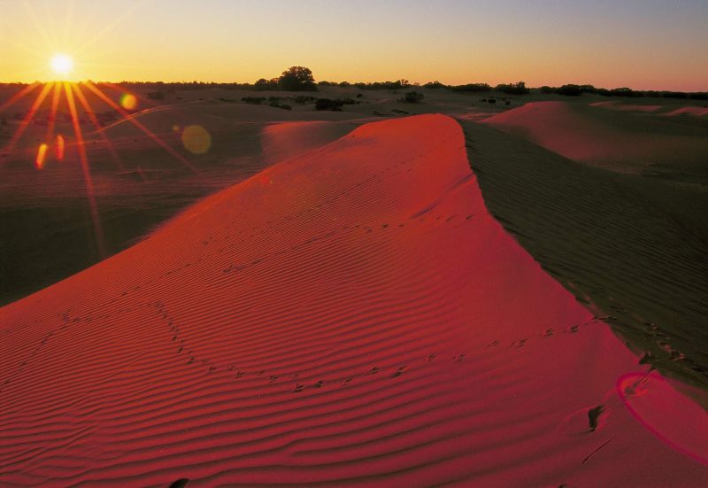 Arabia? Nah. Perry Sandhills in Wentworth, New South Wales' Outback region, Australia.