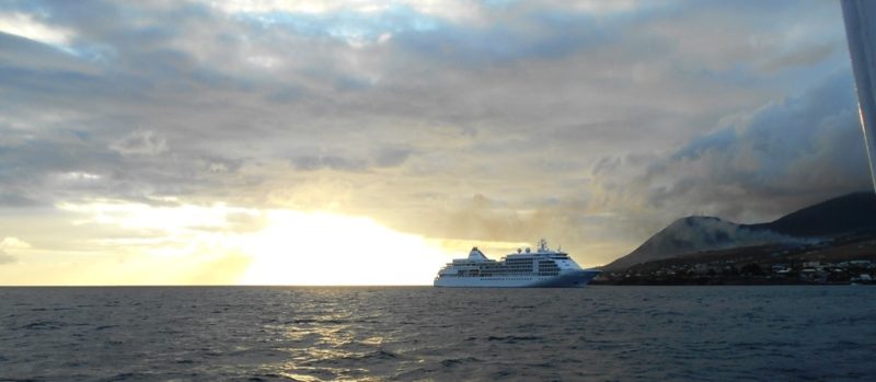 Silver Shadow off St. Kitts