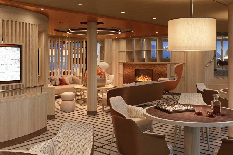 Hang out or socialize in the Observation Lounge aboard National Geographic Endurance. 