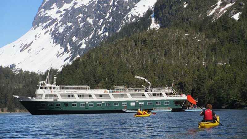 Wilderness Adventurer, from Un-Cruise Adventures, in Alaska. 