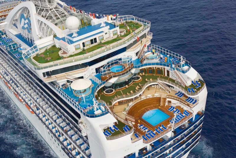 Crown Princess sails in and out of the U.S. West Coast, British Colombia, Alaska, Mexico, Hawaii and the South Pacific.
