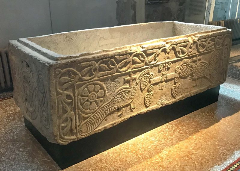 An ancient Egyptian crypt at the Neues Museum in Berlin. 