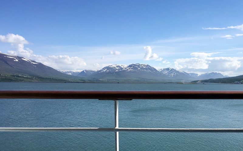 This was our view from our balcony on Pacific Princess.