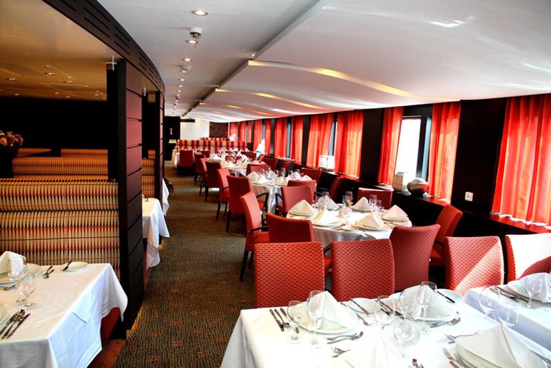 Enjoy classic dishes and regionally inspired cuisine while taking in the passing landscapes on AmaPrima. 