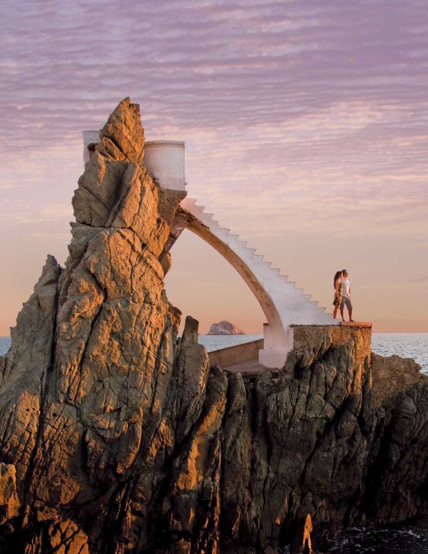 The cliffs of Mazatlan, Mexico.