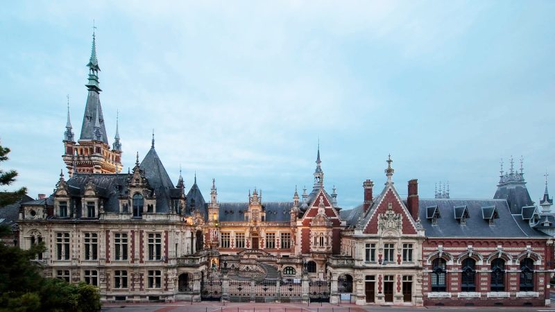 The Benedictine Palace in Fecamp in Normandy, France, houses a visitor center that shows how Benedictine liqueur is made.