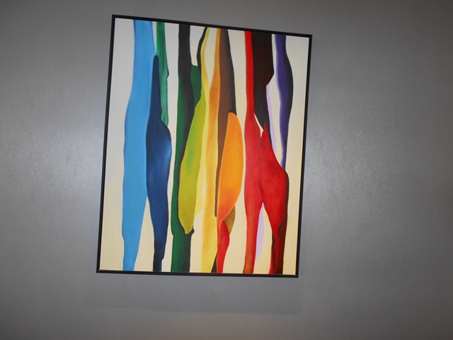 Stunning art collection graces the walls