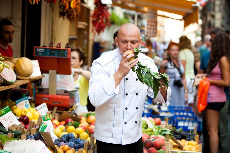 Find the freshest fruits and vegetables when you go shopping with the chef on a SeaDream cruise.