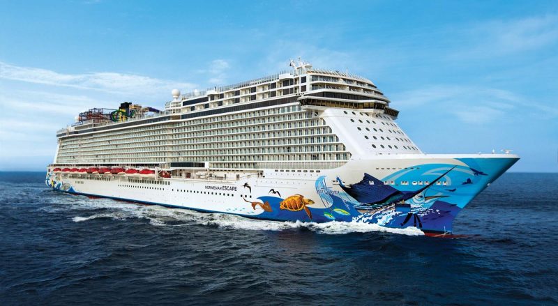  Norwegian Escape carries 1,651 crew members — or, on average, 2.5 per guest.