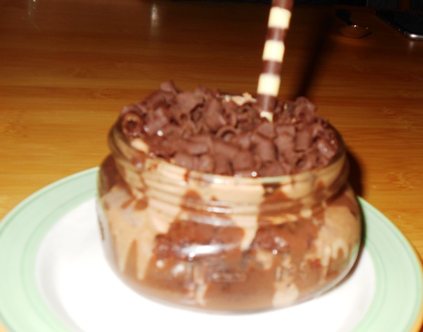 Decadent chocolate united with heavenly caramel at Halemaiile General Store, Maui