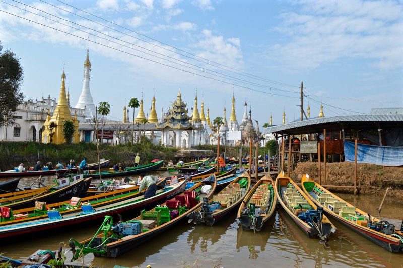 Ellen Miller on Myanmar: "Every day we spent around Inle Lake, we would hop into a flat-bottom wooden boat with a guide and a driver and cruise along the lake for 5-7 hours, in and out of communities, floating gardens, taking in fisherman, pagodas, etc."