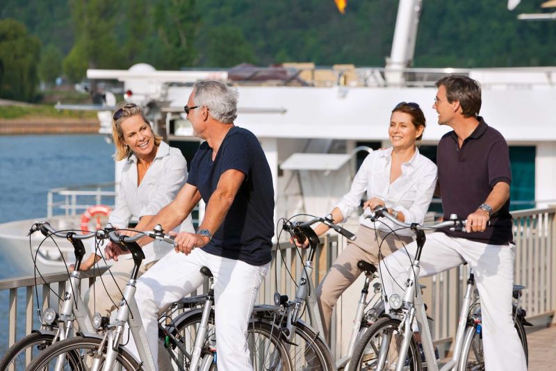 Explore charming towns by bike supplied by Uniworld during your S.S. Antoinette river cruise.