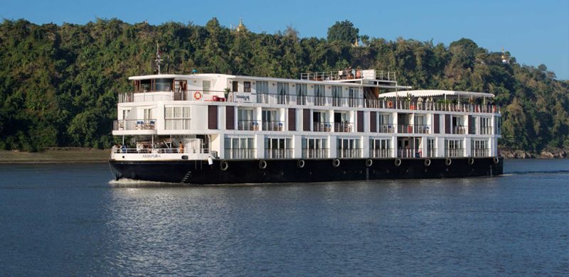 Explore the exotic landscapes along the Irawaddy River in Myanmar on AmaPura.