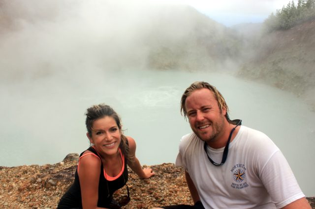 Shannon and Scott after reaching their destination.