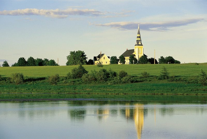 Grand River Church in bucolic Summerside, Prince Edward Island, Canada.