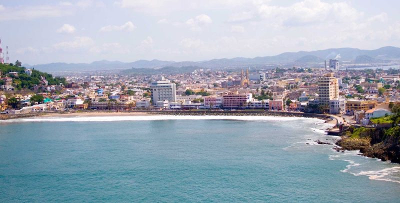 The Playa Olas Altas area of Mazatlan, Mexico.