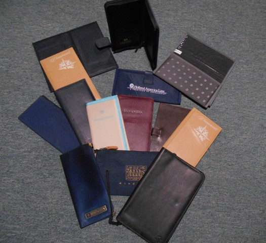 Back in the day cruise lines mailed out documents (tickets, luggage tags, brochures) in handsome wallet some even filled out your luggage tags for you. Those were the days and I have hundreds to prove it.