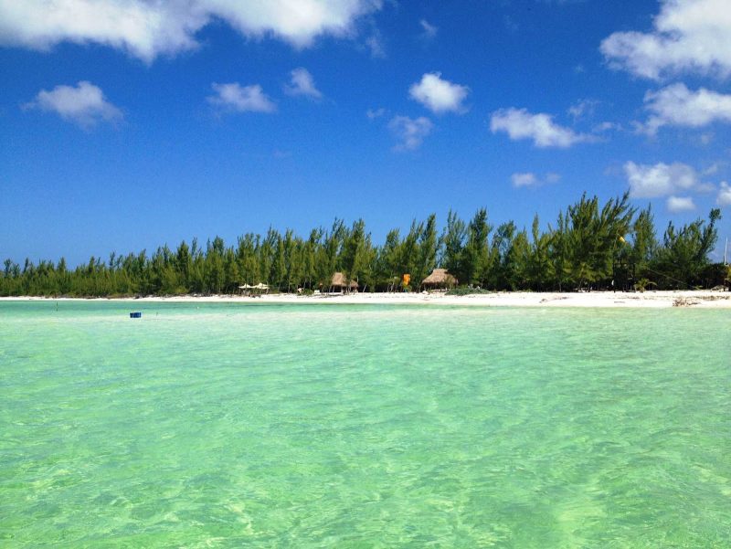 Excursions to the Cozumel Pearl Farm include time at this beautiful beach.