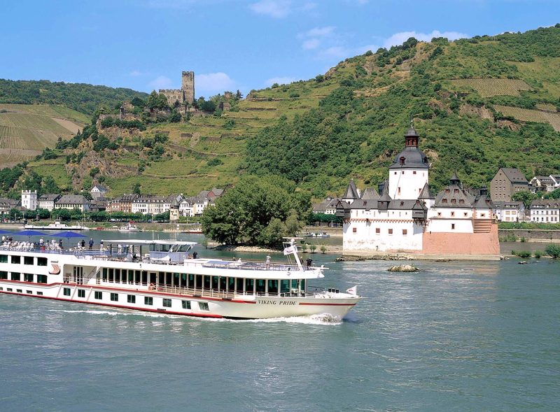 Sail past the tiny island of Pfalz Island and view historic Pfalzgrafenstein Castle, built between 1336 and 1340. as you explore the Rihine River aboard Viking Pride.