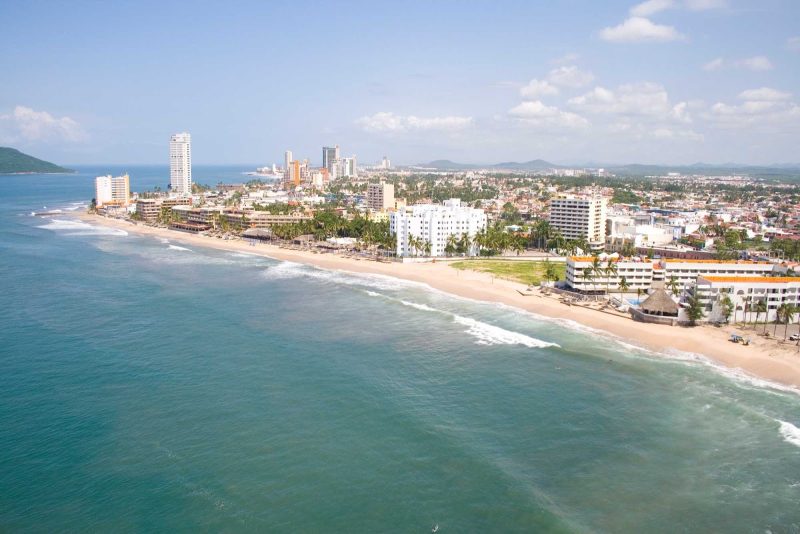 Playa El Camaron in Mazatlan, Mexico.