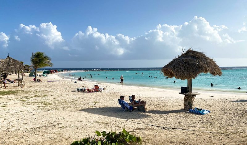 Baby Beach, one of the most popular beaches on Aruba.