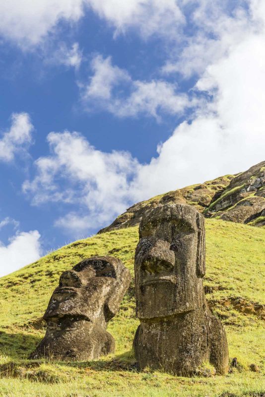 Rapa Nui (Easter Island) in the South Pacific.