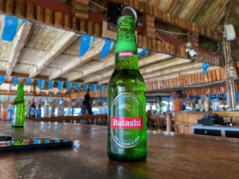 Balashi, the national beer of Aruba
