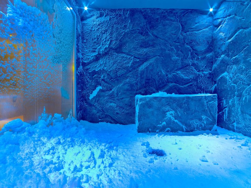 You can be chillin' in the Snow Room in the Spa on your Viking ocean sailing.