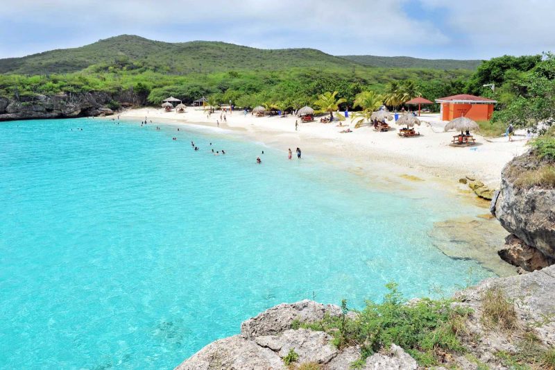 Grote Knip beach, on the western side of Curacao, is a popular snorkeling spot for locals and visitors.
