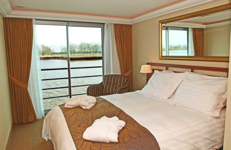 AmaDagio features spacious staterooms, most with French balconies, whirlpool, Internet/wi-fi and captivating views of the towns in western Europe.