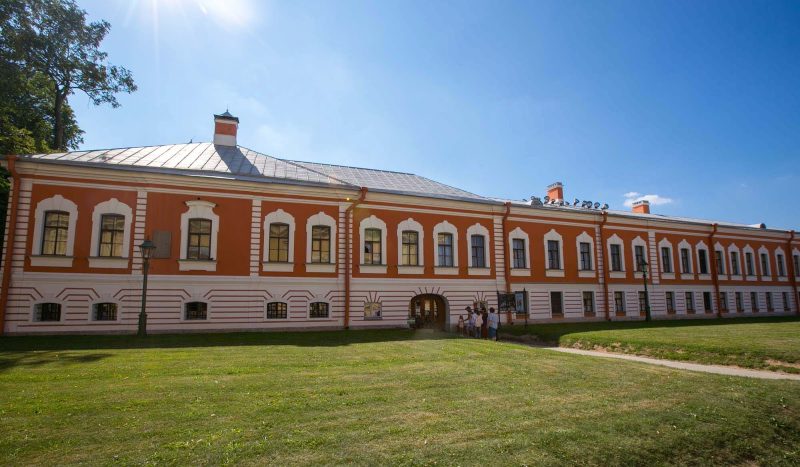 The Commandant's House, built in the 1740s, houses the main collection of the Museum of the History of St. Petersburg.