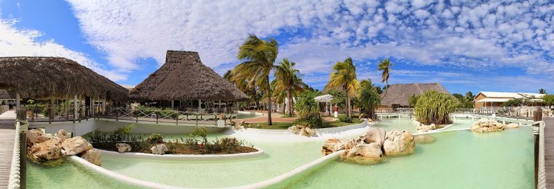 A pretty resort in Cuba.