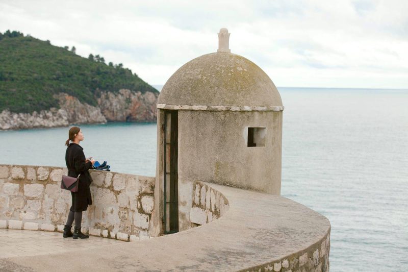 A lookout point along the medieval battlements of Old Dubrovnik.