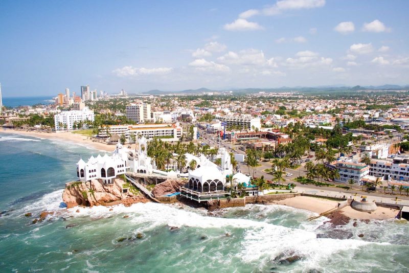 Zona Dorada, the Golden Zone, is a restored area of Mazatlan with some of its finest beaches.