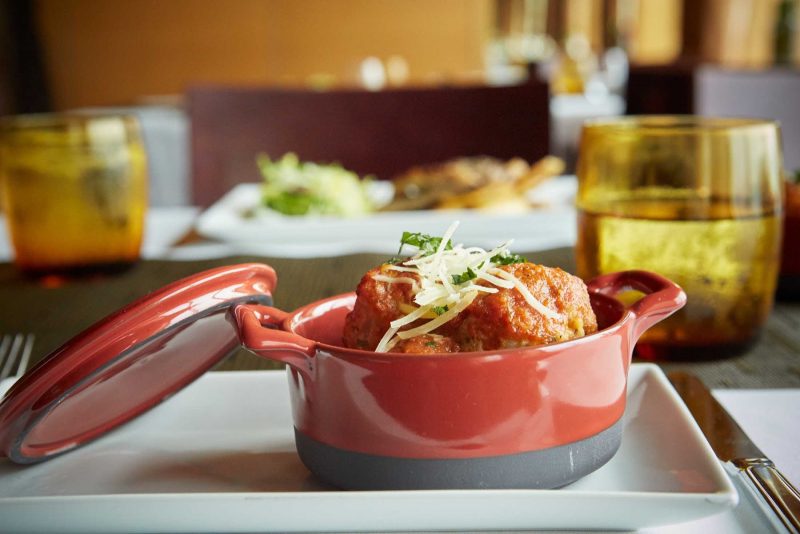 Veal and sage polpettini, a Pugliese specialty, available at Canaletto on your Holland America sailing. 
