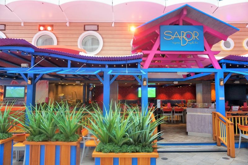 Head to Sabor Taqueria & Tequila Bar on Harmony of the Seas when you're in the mood for Mexican or margaritas.