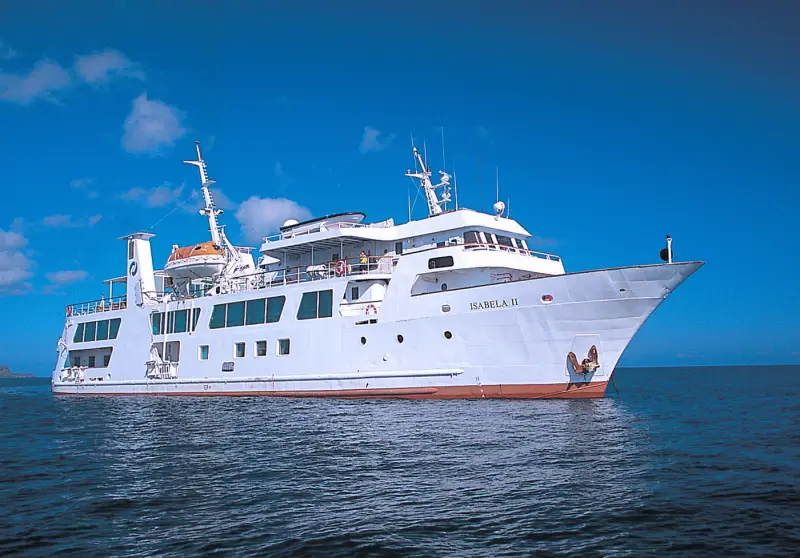 Avalon Isabela II's Galápagos Islands cruises feature sea kayaks, snorkeling equipment and a stargazing program.