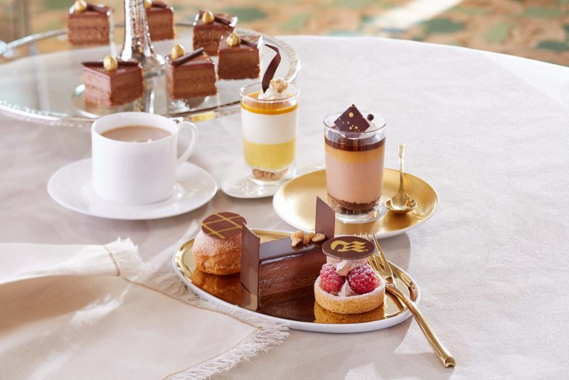 Creative chocolate desserts served in the International Cafe on your Princess sailing.