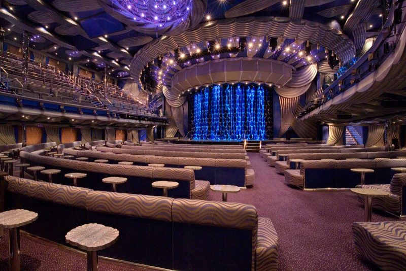 Look for a wide range of live shows in the Main Showroom aboard Carnival Splendor.