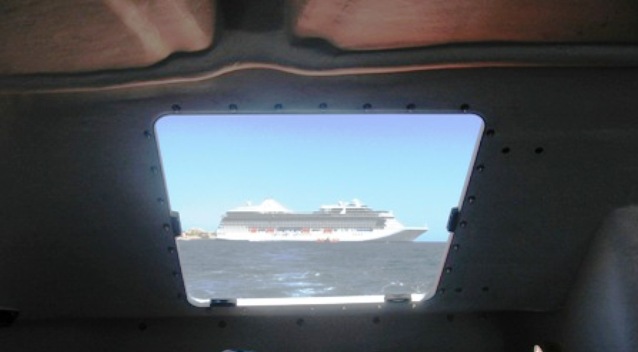 View of the Marina from a launch to shore
