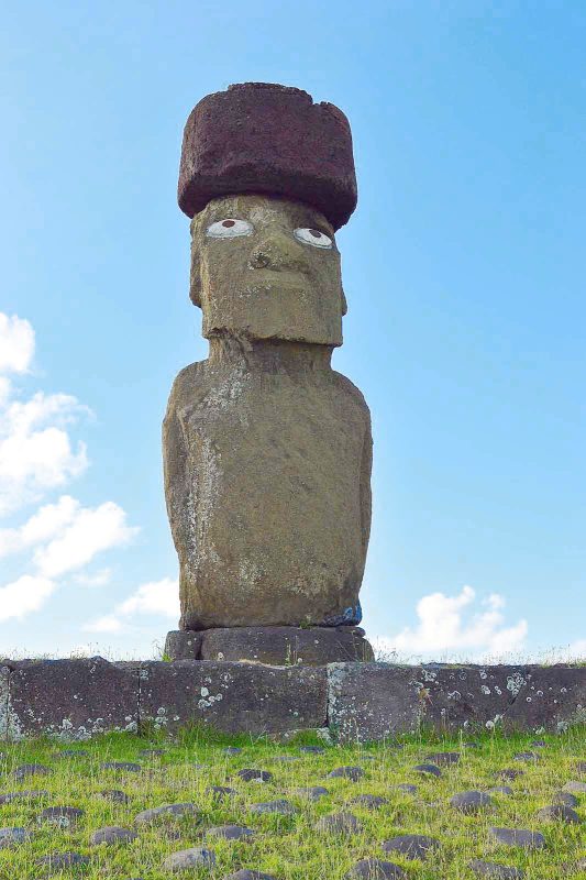 A 2012 excavation of some Easter Island statues revealed the heads are connected to giant bodies, which are covered in tattoo-like designs and symbols.
