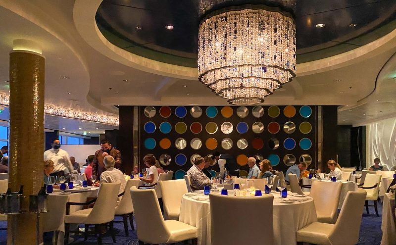 Aqua Class guests have exclusive access to Blu, the place for healthy meal choices, on Celebrity Equinox.