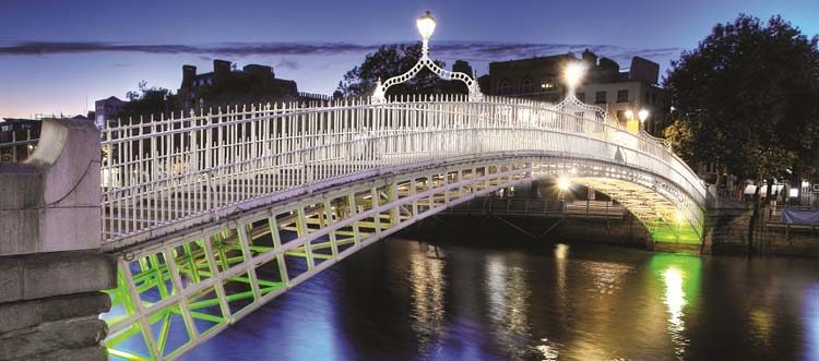 A scenic bridge seen on Windstar's 