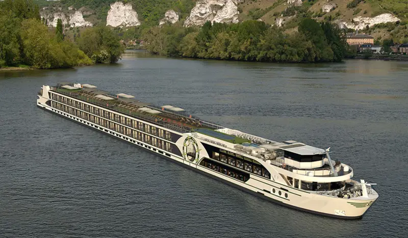 Tauck's new Seine riverboat ms Reverie, debuting in 2027.