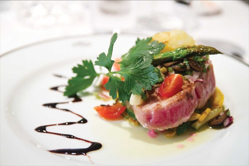 Fine food from fresh ingredients nave earned SeaDream a reputation for some of the best cuisine at sea.