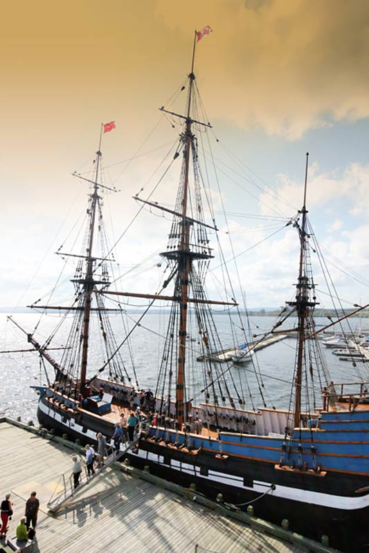 Learn about first big migration of Scottish settlers to Nova Scotia in 1773 aboard the Hector in Pictou.