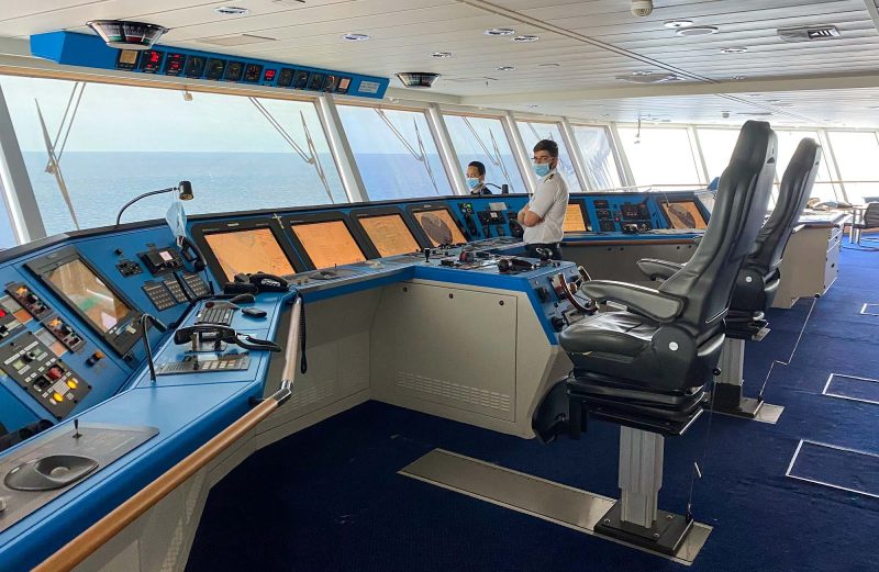 A look at the bridge of Celebrity Equinox.