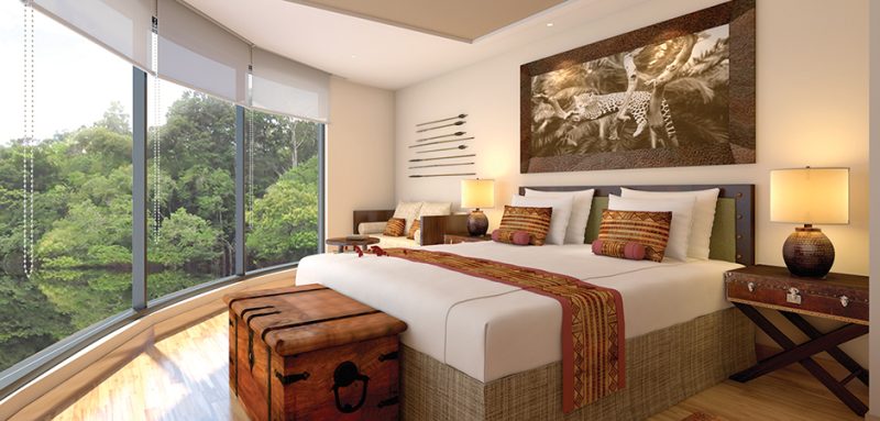 Wake up to a spectacular view of the Amazon gliding by your Estuary Suite on Amazon Discovery.